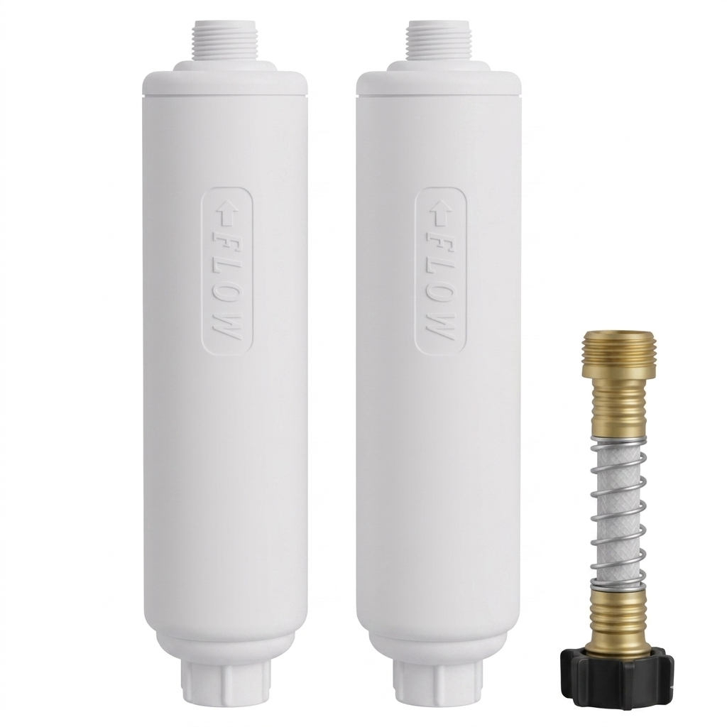 inline hose filters with hose accessory